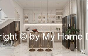Mẫu thiết kế nội thất Aqua Sun Harbor phong cách bán cổ điển