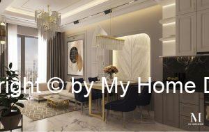 Mẫu thiết kế nội thất căn hộ The River Thủ Thiêm Quận 2 sang trọng và đẳng cấp