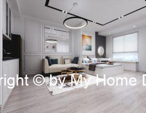 Thi công thiết kế nội thất Officetel Sunrise Cityview quận 7 giá rẻ